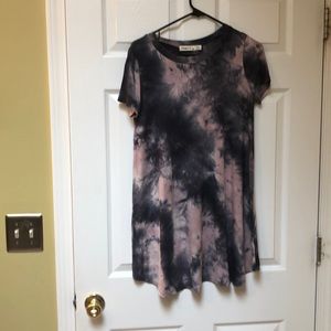 Ginger G tie dye shirt dress.
